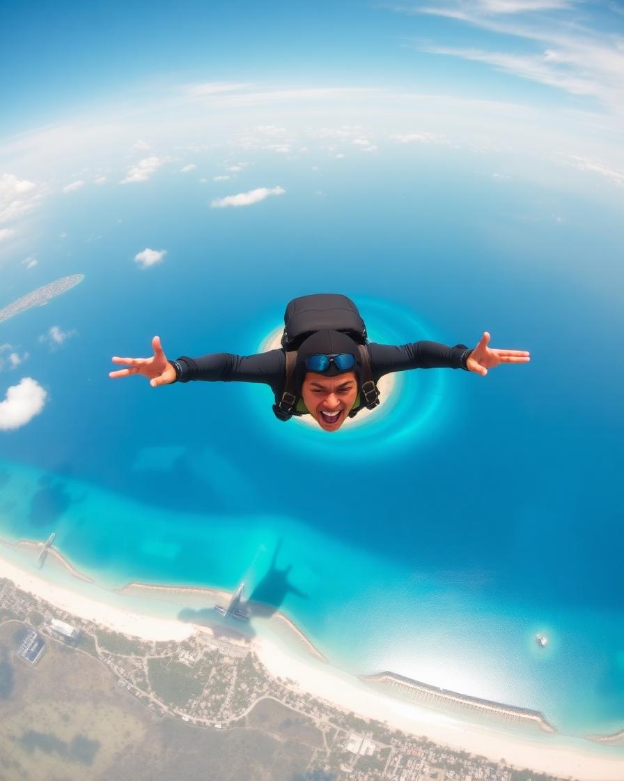 Skydive Dubai — Palm Drop Zone in Palm Jumeirah, Dubai