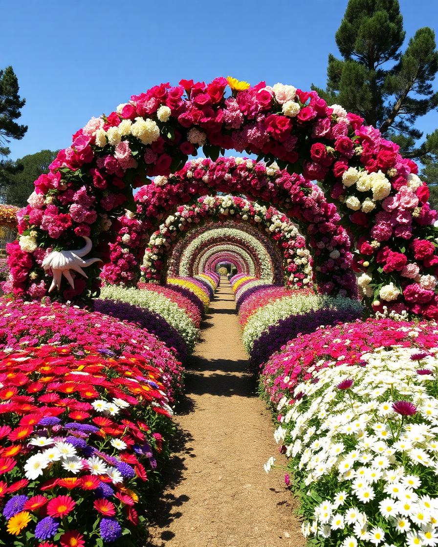 Dubai Miracle Garden Entry in Dubailand, Dubai
